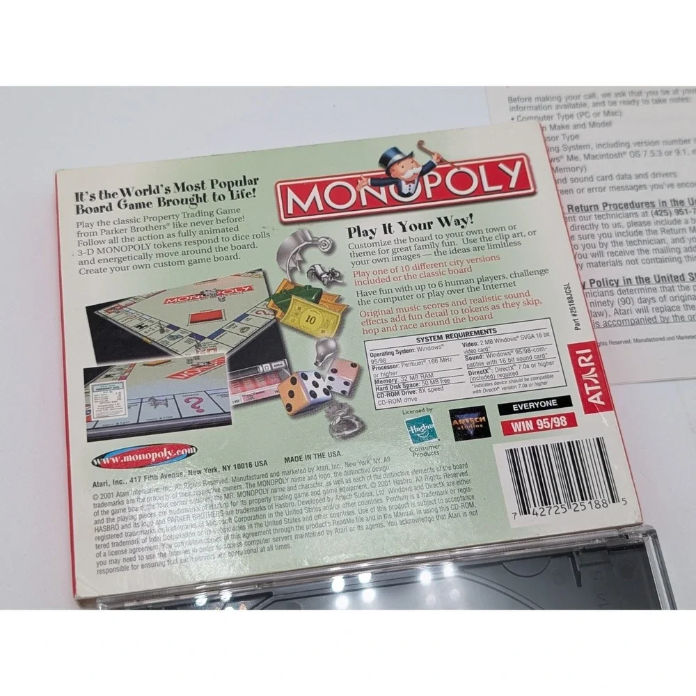 N/A monopoly pc
